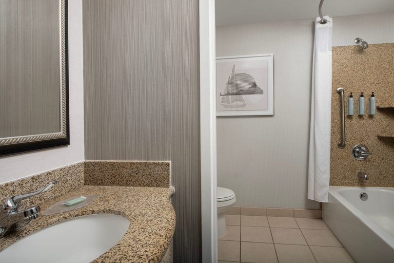 Bathroom 3, Courtyard by Marriott Seattle Kirkland, King