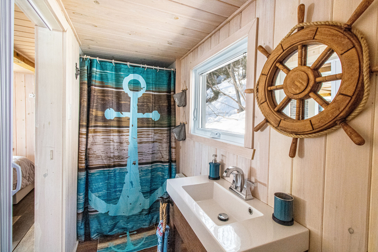 Bathroom, Les Chalets Tourisma - La Cabine 457, Portneuf