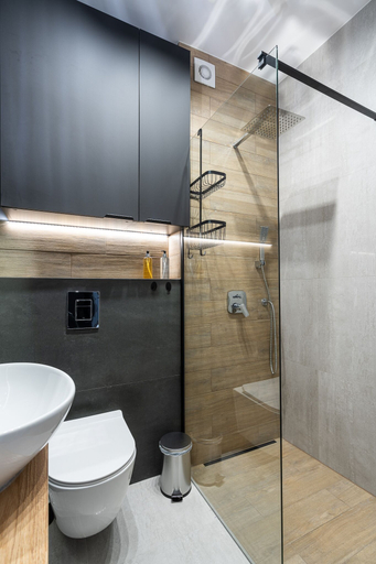 Bathroom 3, RentPlanet - Apartamenty Piłsudskiego, Środa Śląska