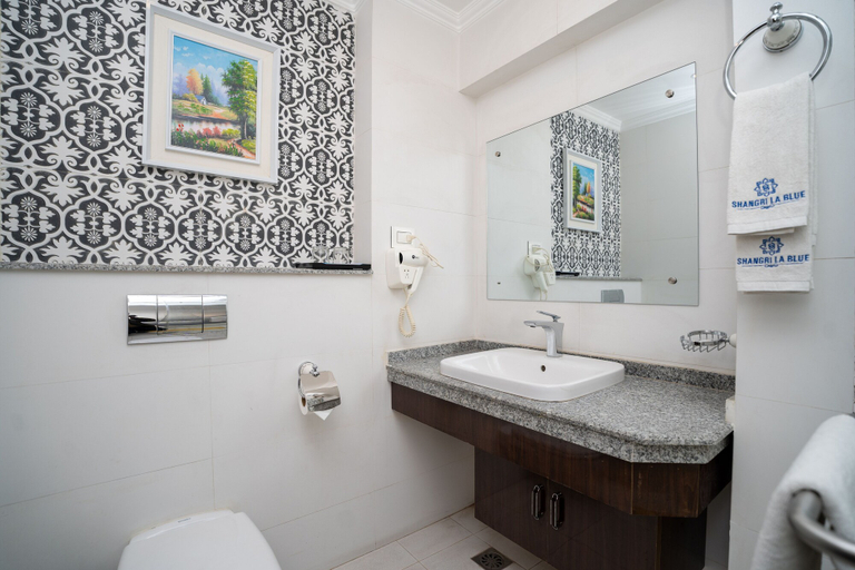 Bathroom 4, Shangrila Blu Hotel, Bagmati