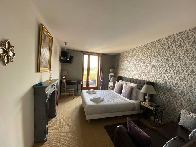 Bedroom 4, Hôtel Bien-Etre Aux Cyprès de Marquay, Dordogne