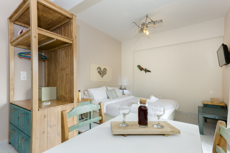 Bedroom 5, Arodamos Apartments & Studios, Crete