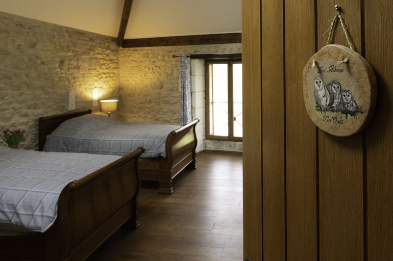 Bedroom 4, Moulin du Fontcourt, Charente