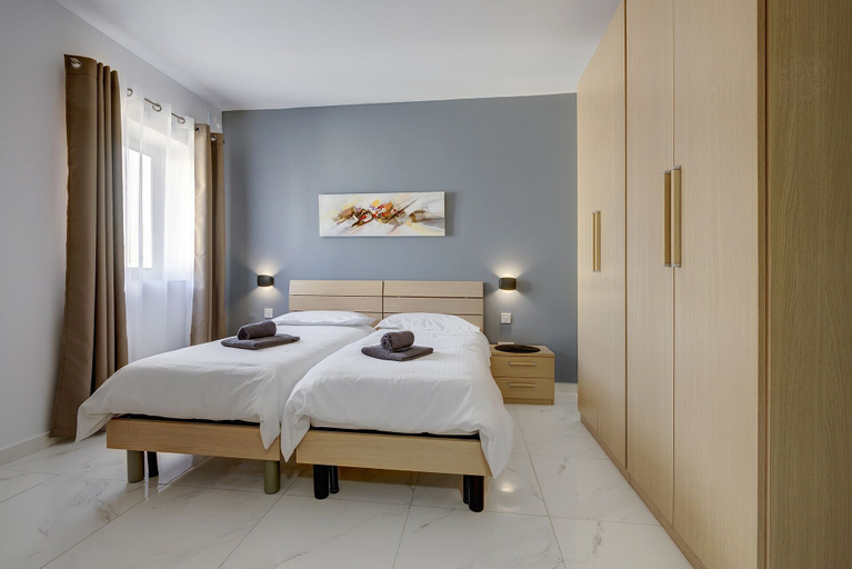 Bedroom 3, Chic 2BR Penthouse Steps From the Promenade