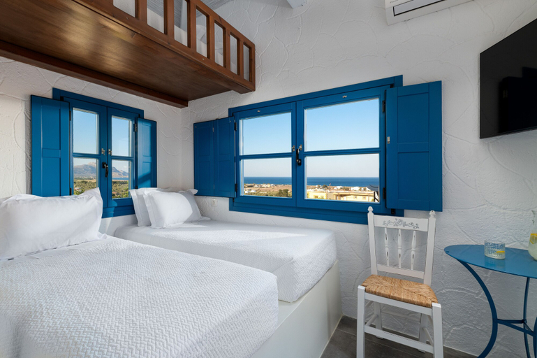 Bedroom 5, Kalathos Square Luxury Suites, South Aegean