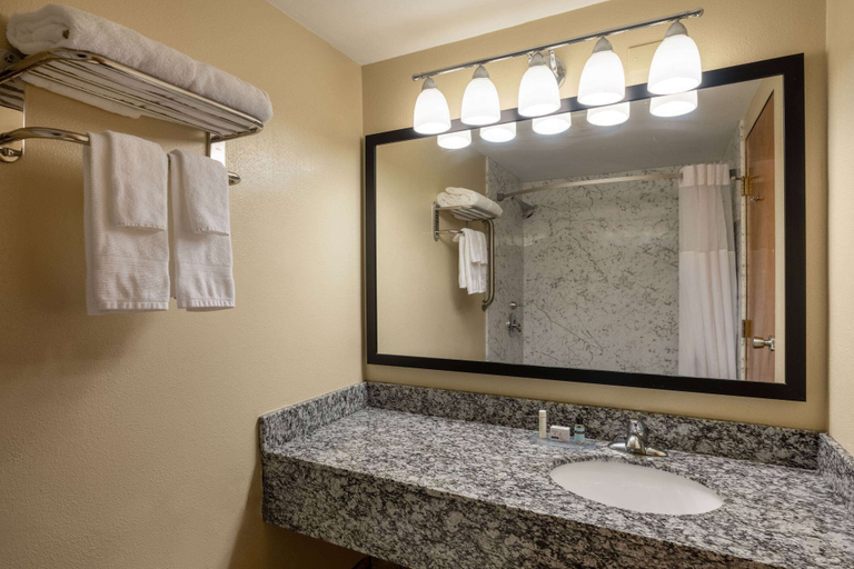 Bathroom 4, AmericInn by Wyndham Cedar Rapids North, Linn