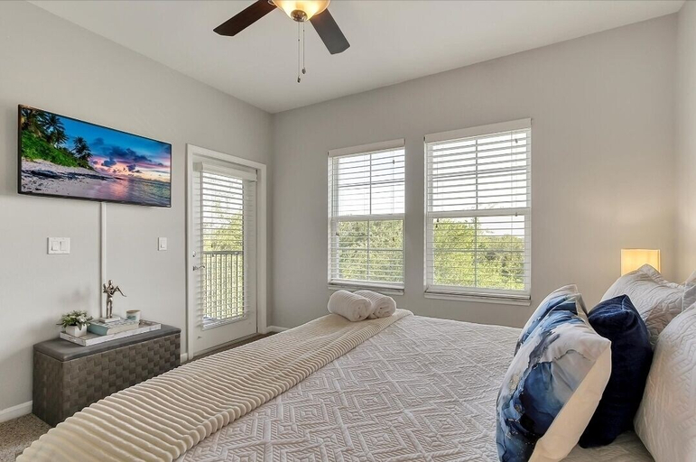 Bedroom 3, Cozy Kingdom Retreat, Orange