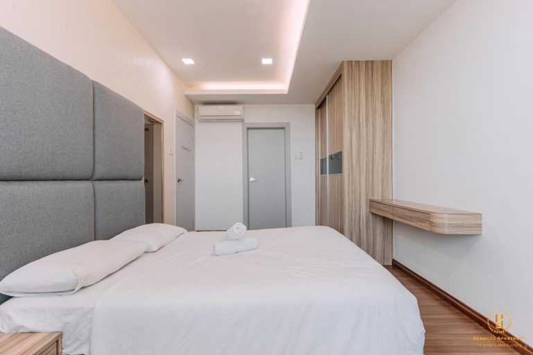 Bedroom 3, Serviced Apartment @ Vivacity Megamall, Kuching