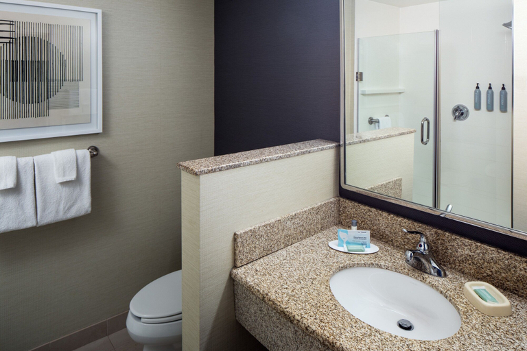 Bathroom 3, Courtyard by Marriott Charleston Downtown/Civic Center, Kanawha