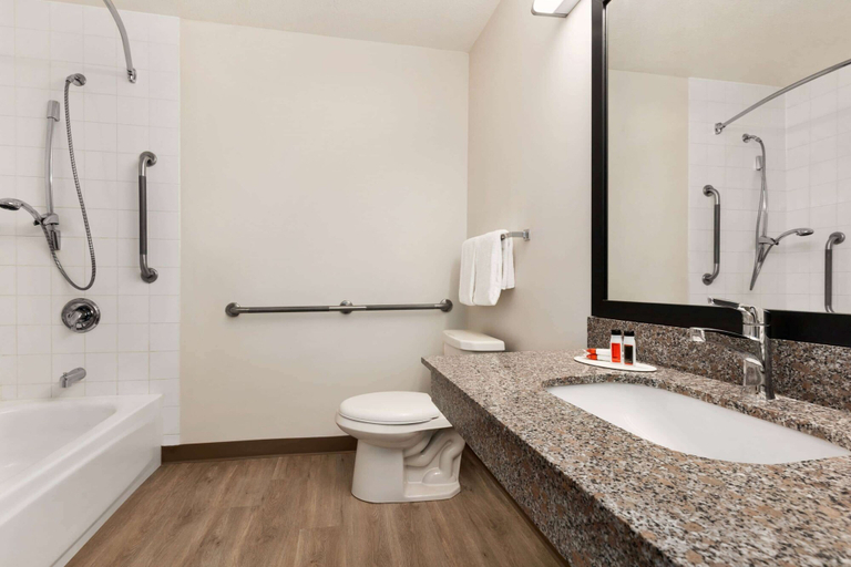 Bathroom 5, Super 8 by Wyndham Calgary Shawnessy Area, Division No. 6