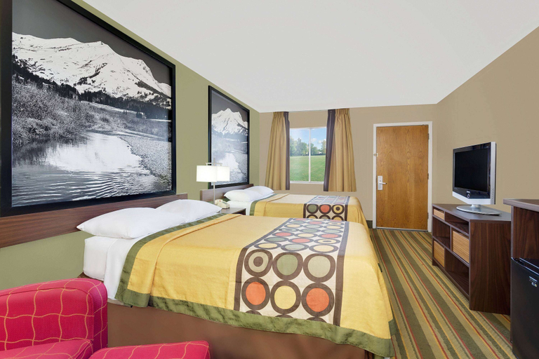 Bedroom 5, Super 8 by Wyndham Denver Central, Adams