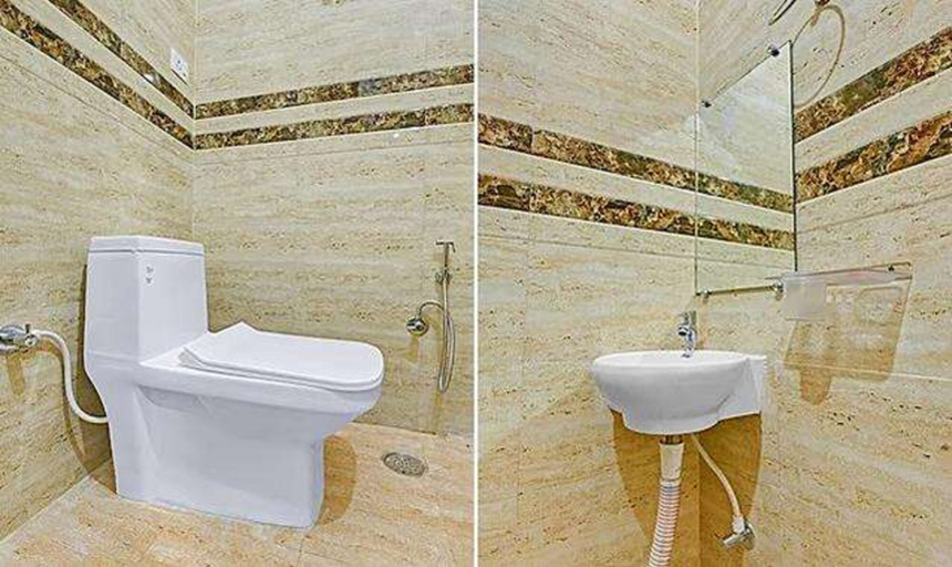 Bathroom 4, FabHotel Metro Inn, Kanpur Nagar