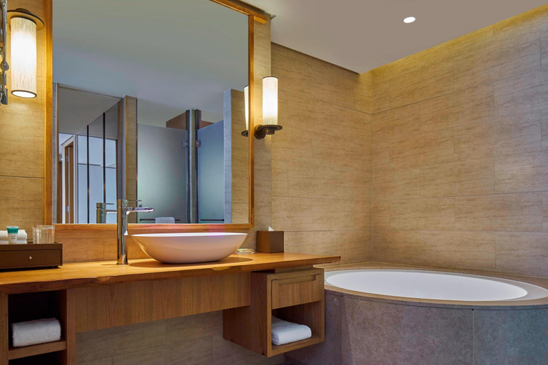 Bathroom 5, Four Points By Sheraton Chengdu, Pujiang Resort, Chengdu