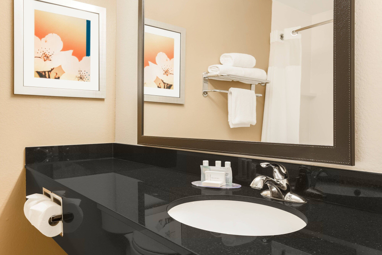Bathroom 5, Fairfield Inn & Suites Houston Humble, Houston