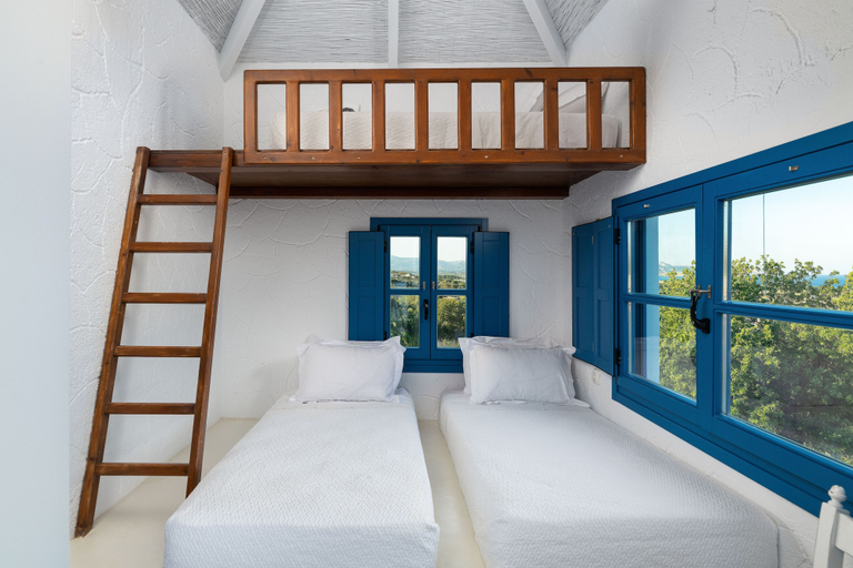 Bedroom 4, Kalathos Square Luxury Suites, South Aegean