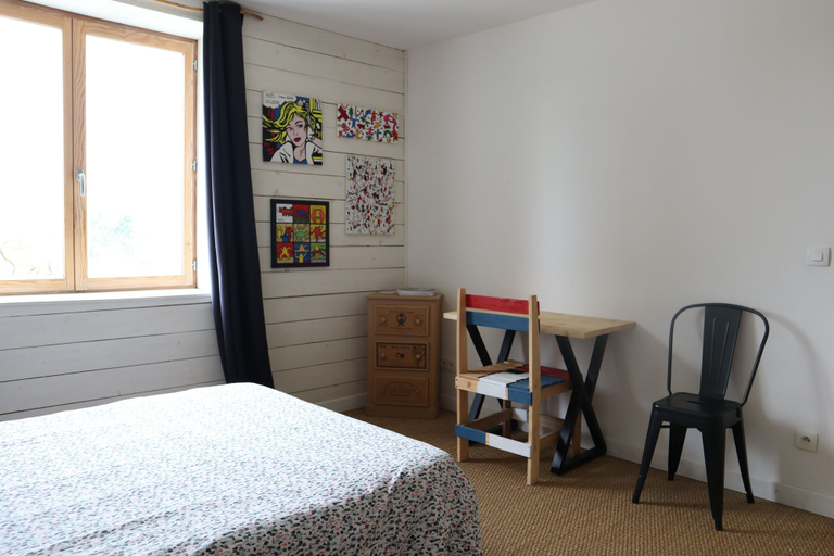 Bedroom 4, Maison Écologique en Paille, Loir-et-Cher