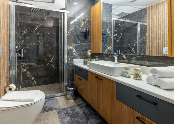 Bathroom 5, Baymari Suites Design, Bakırköy