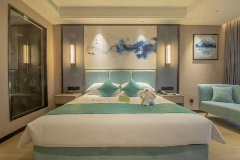 Bedroom 4, GreenTree Eastern Hotel Hainan Free Trade Port Jiangdong New District Meilan Airport, Haikou