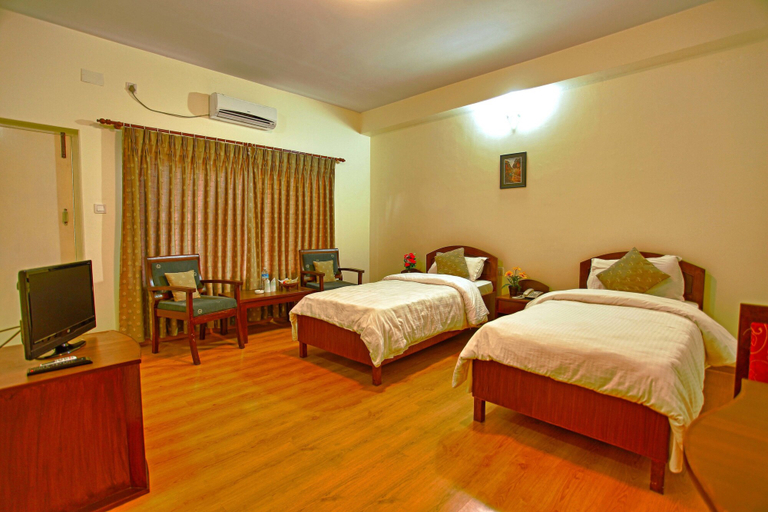 Bedroom 3, Hotel Crown Himalayas, Gandaki