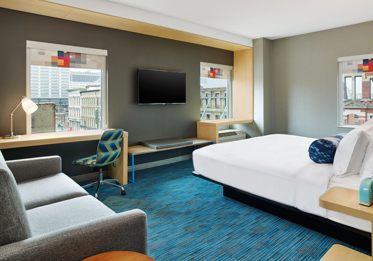 Bedroom 3, Aloft by Marriott Louisville Downtown, Jefferson
