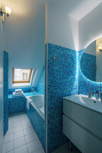 Bathroom 4, Apartments du Louvre - Le Marais, Paris