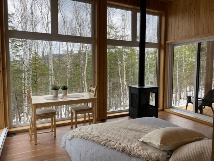 Bedroom 2, Tanières Microchalets, Charlevoix