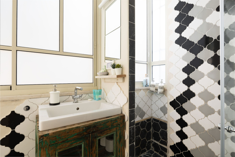 Bathroom 5, Gorgeous Bauhaus Interior Near the Beach