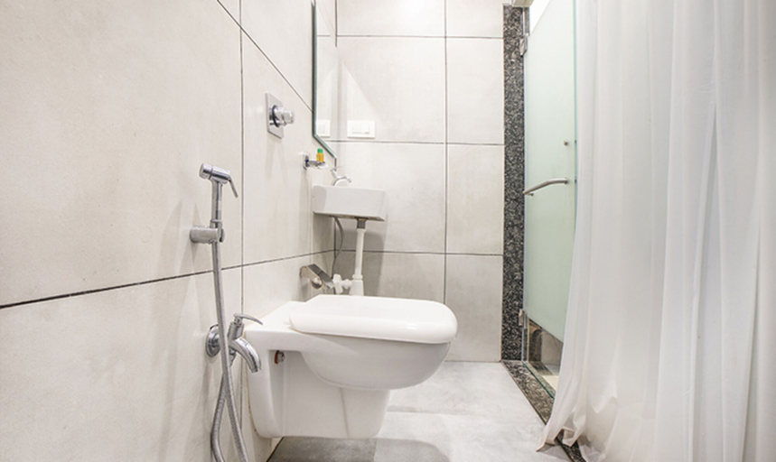 Bathroom 5, FabHotel Marol Metro, Mumbai Suburban