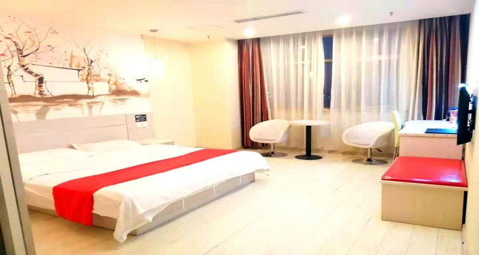 Bedroom 4, Thank Inn Hotel Hebei Langfang Guangyang District Langwan Road, Langfang