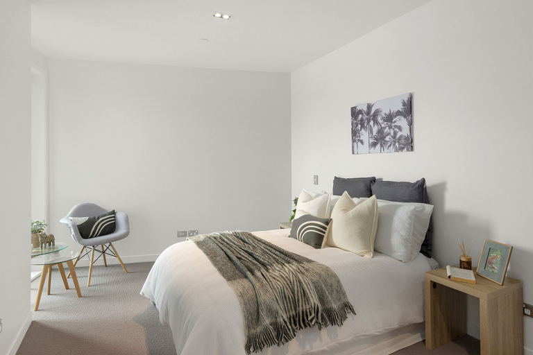 Bedroom 3, Clearwater Quays Apartments, Christchurch