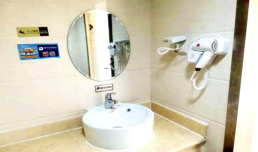 Bathroom, Thank Inn Hotel Hebei Langfang Guangyang District Langwan Road, Langfang