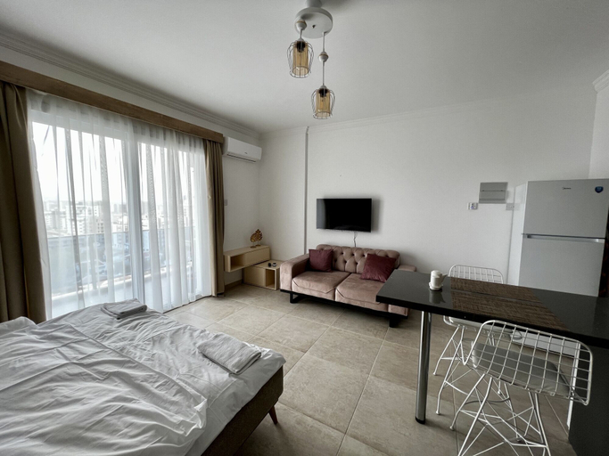 Bedroom 2, Studio Flat With Balcony in Cyprus
