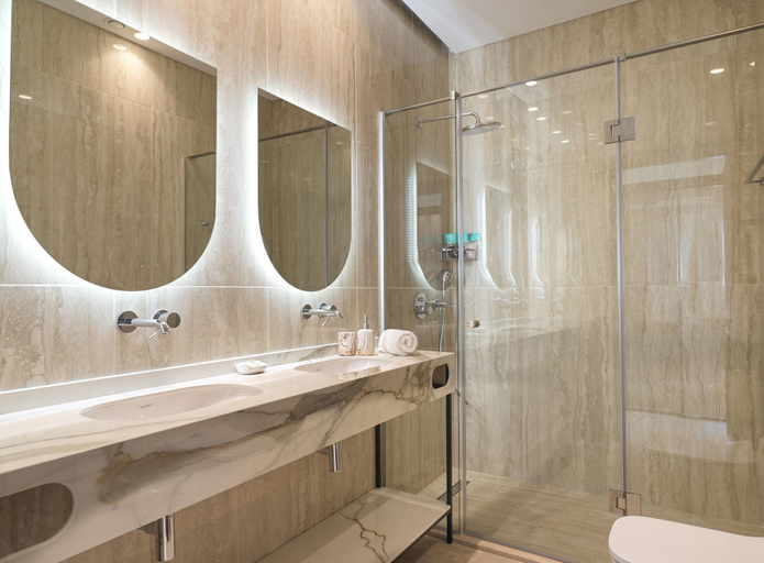 Bathroom 4, LIV Mackenzie Beach Suites, Larnaca