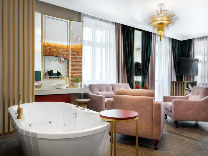 Bathroom 5, Hotel Golden Queen, Kraków City