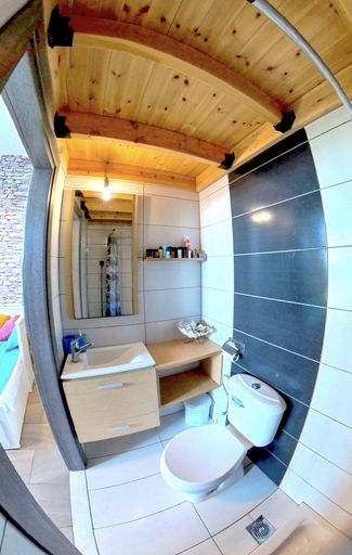 Bathroom, Beach Studio - Sleeps 2 & Private Ocean Terrace, South Aegean