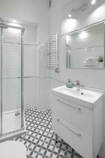 Bathroom 4, Native Apartments Starowiślna 33A, Kraków City