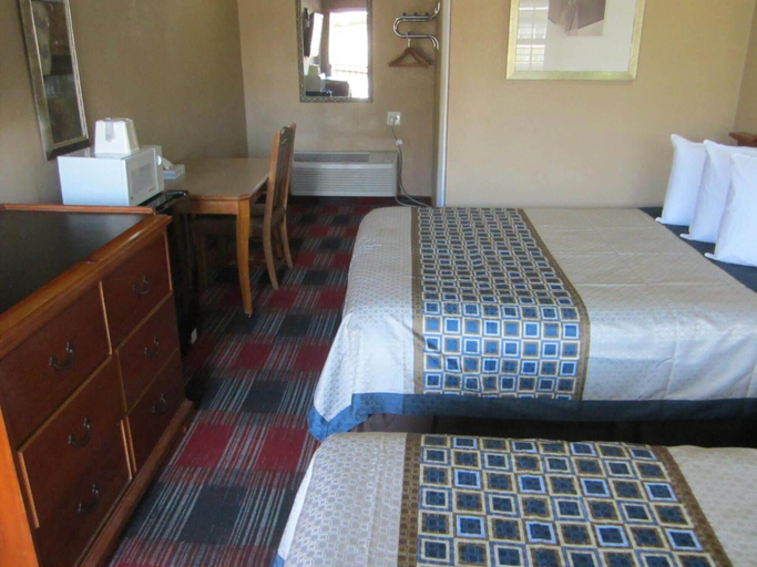 Bedroom 3, Little Boy Blue Motel, Orange