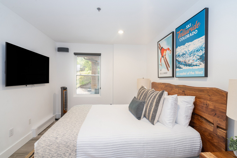 Bedroom, Bear Creek Lodge 207a Condo by Alpine Lodging Telluride, San Miguel