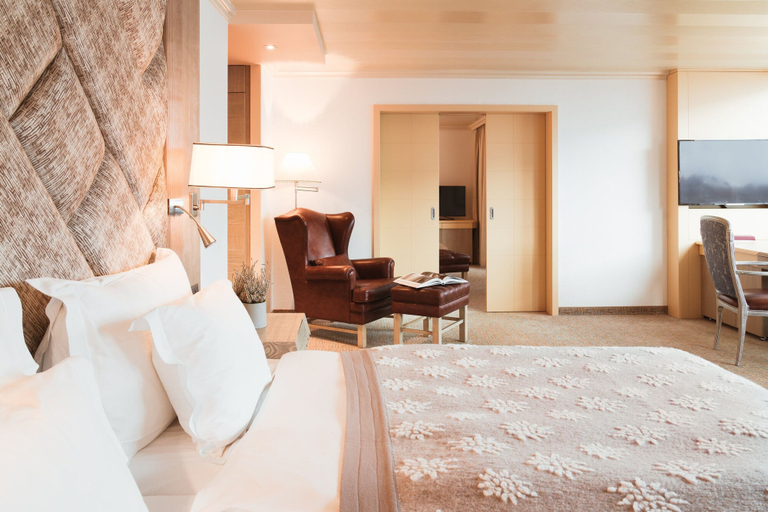 Bedroom 4, Tschuggen Grand Hotel, Plessur