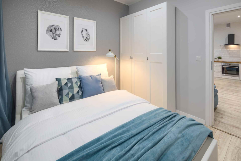 Bedroom 3, Native Apartments Starowiślna 33A, Kraków City