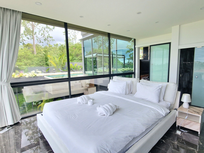 Bedroom 3, Villa Obsidian, sea view and walk to Choeng Mon beach, Ko Samui
