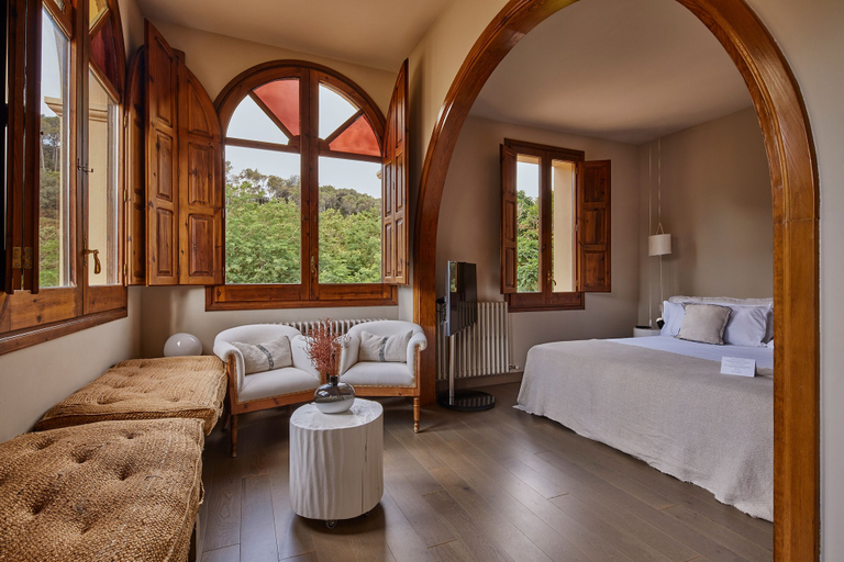 Bedroom 3, Mas Salagros Ecoresort & Aire Ancient Baths, Barcelona