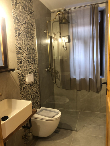 Bathroom 4, Agios Germanos Traditional Hotel, West Macedonia