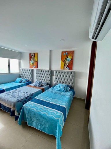 Bedroom 3, 2P1-AL2 APARTAMENTO 2 ALC FRENTE AL MAR, Cartagena de Indias