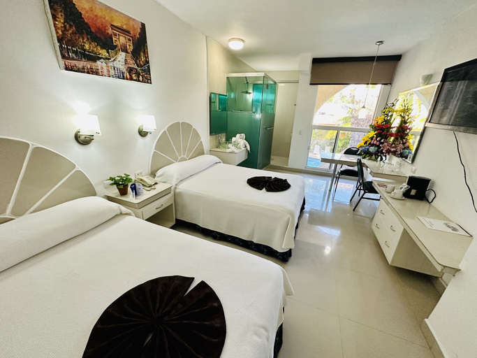 Bedroom 2, Hotel Plaza Caribe, Isla Mujeres