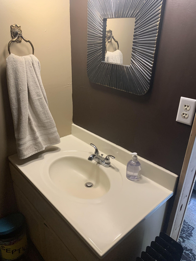 Bathroom 4, Log Cabin in the Field, Wayne
