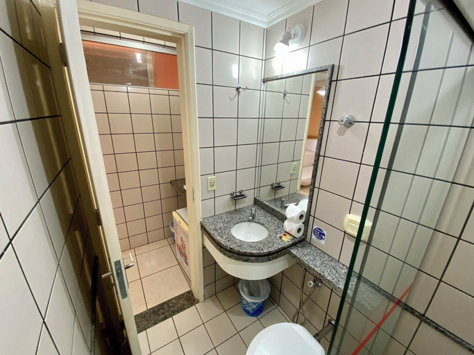 Bathroom 4, DiRoma Fiori com um dia no Acqua park, Caldas Novas