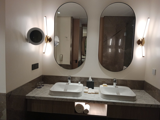 Bathroom 4, Radisson Blu Mumbai International Airport, Mumbai Suburban