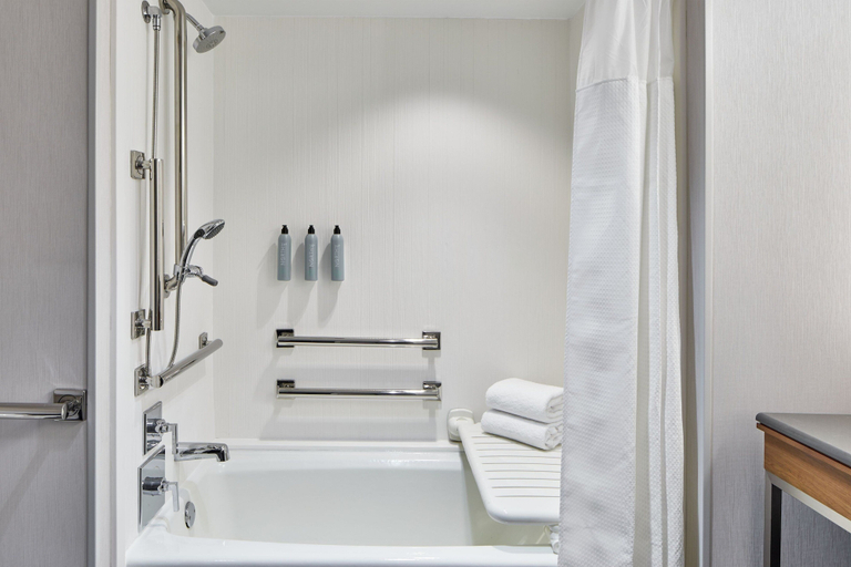 Bathroom 4, Courtyard By Marriott Detroit Downtown, Wayne