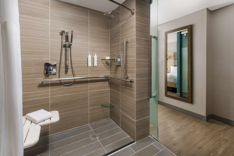 Bathroom 5, Hilton Garden Inn New York Times Square North, New York